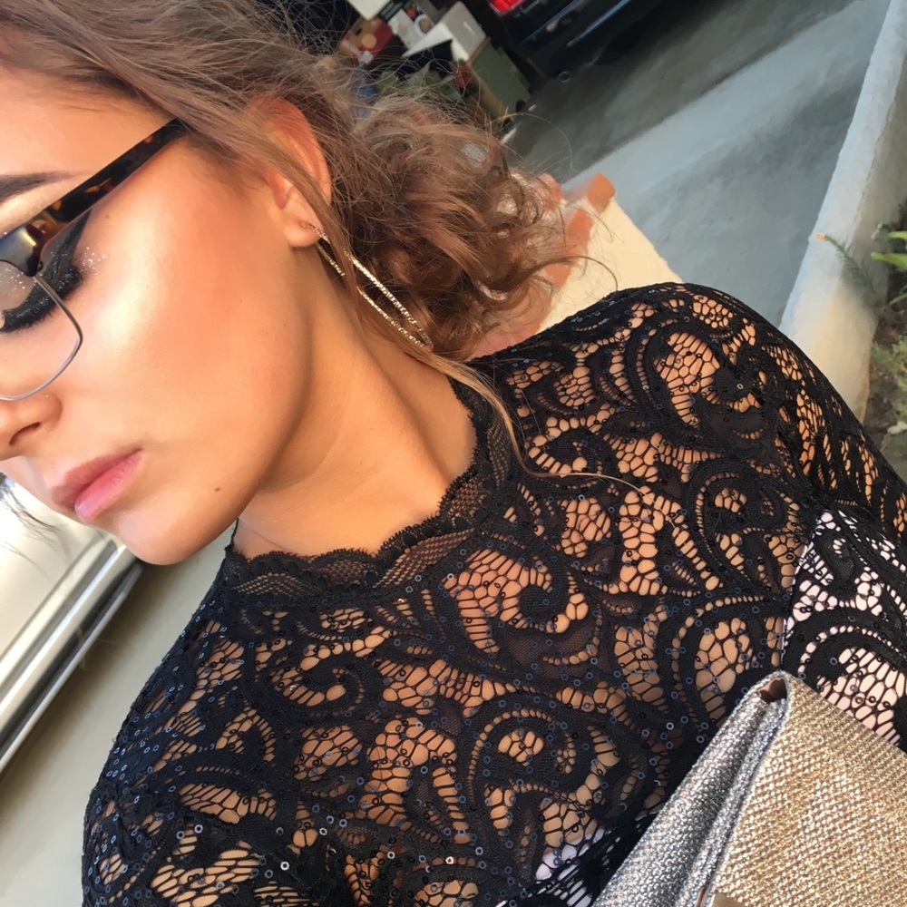 Black Lace Dress